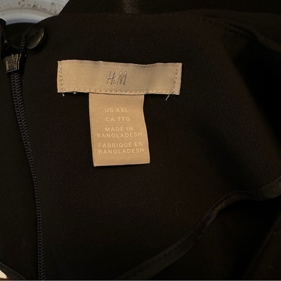 H&m Black with Tie Dye Strip on Skirt Size XXL - Picture 5 of 6